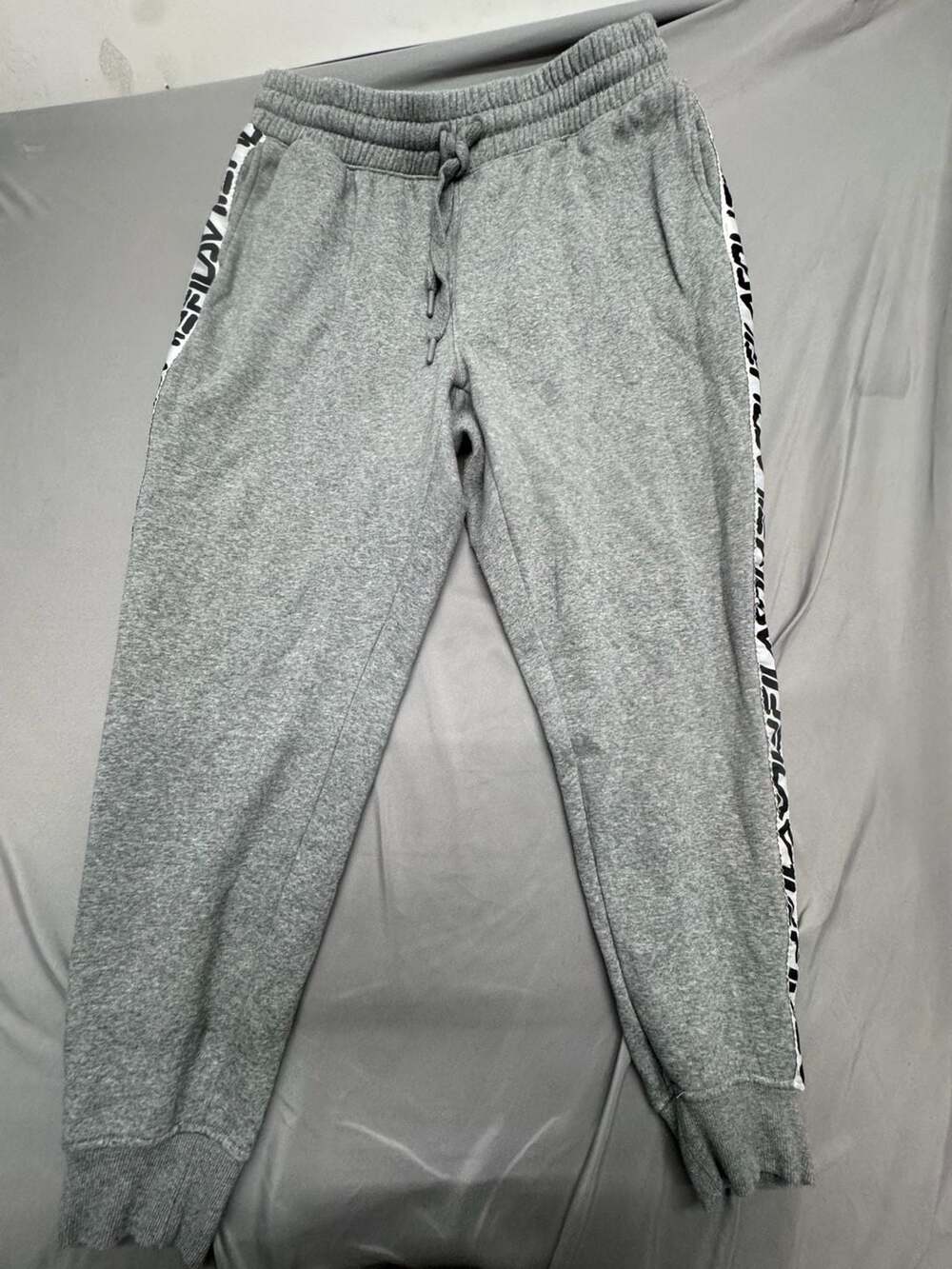 Fila Logo Tape Jogger Sweatpants Size 1X Gray